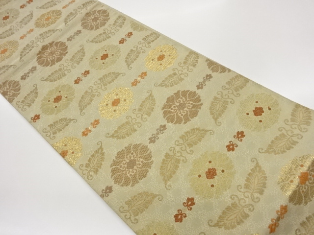 JAPANESE FUKURO OBI / WOVEN FLOWER